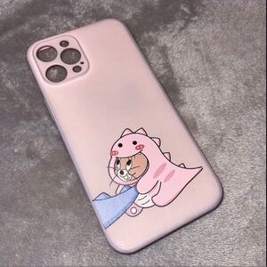 Pink Dinosaur Jerry from “Tom and Jerry” Cartoon iPhone 12 Pro Max  Case